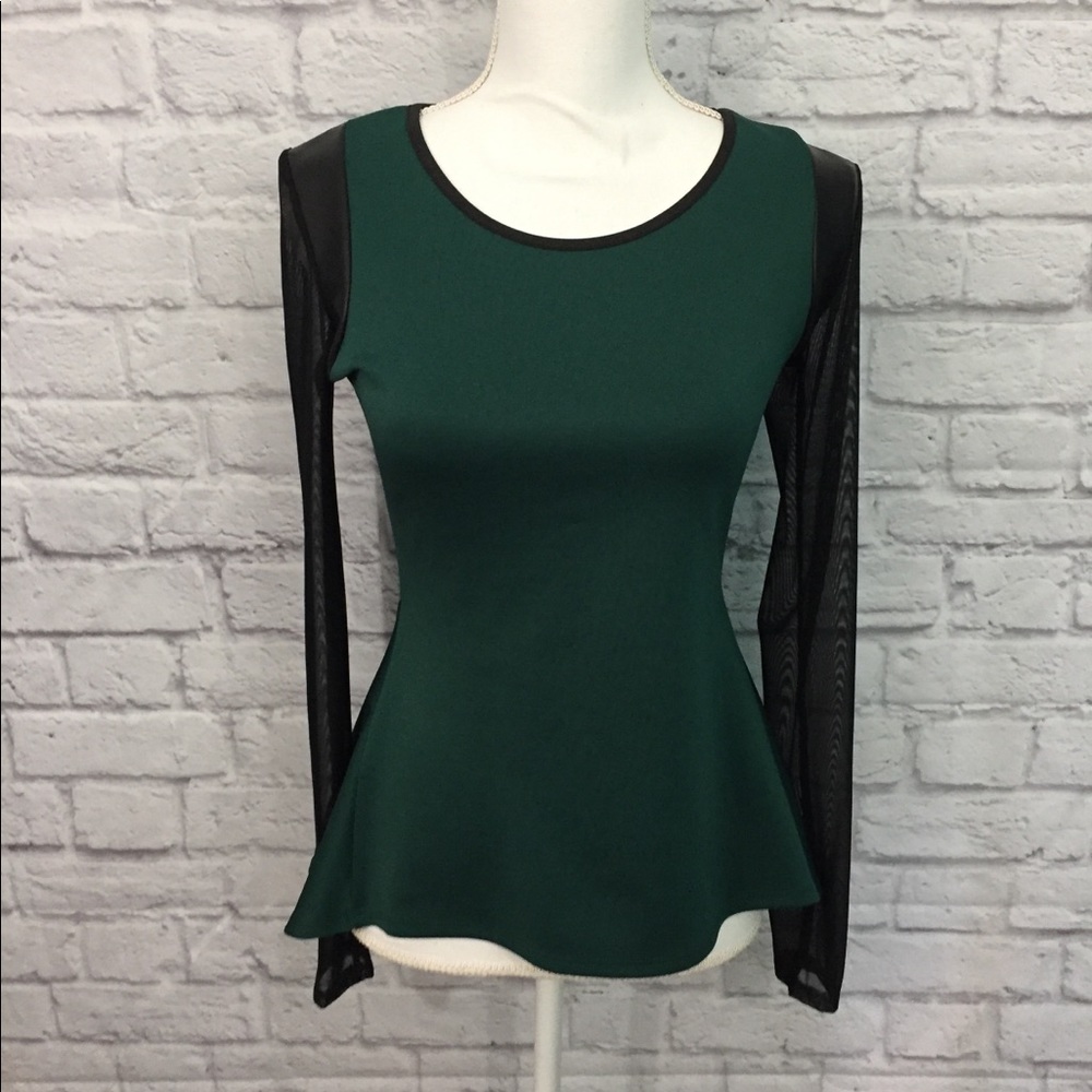 Hunter green top